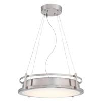 Westinghouse 1 Light 45 watt 3000K Natural White Brushed Nickel Dimmable LED Chandelier