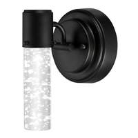 Westinghouse 1 Light 8 watt Matte Black 3000K Dimmable LED Wall Light Fixture