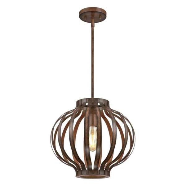 1 Light Barnwood Pendant