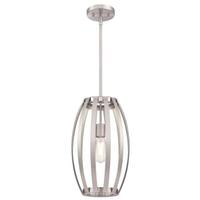 Westinghouse 1 Light Brushed Nickel Pendant