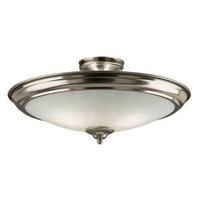 Westinghouse 2 Light Brushed Nickel Ceiling Light Fixture