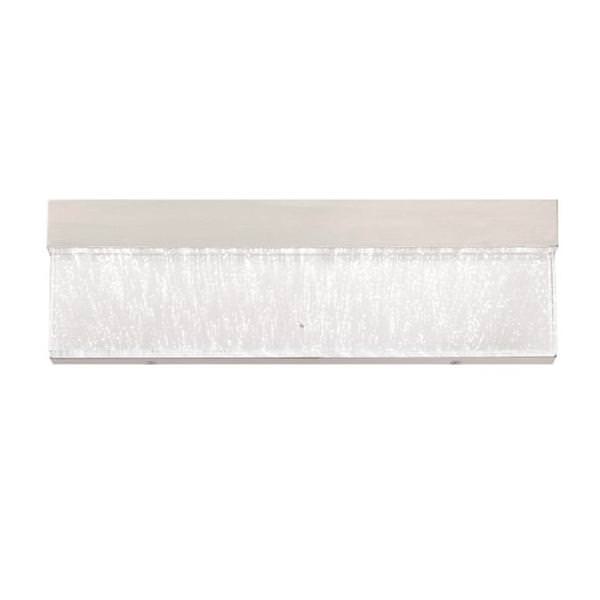 1 Light 20 watt Brushed Nickel Bubble Glass Shades Dimmable LED Indoor Wall Fixture
