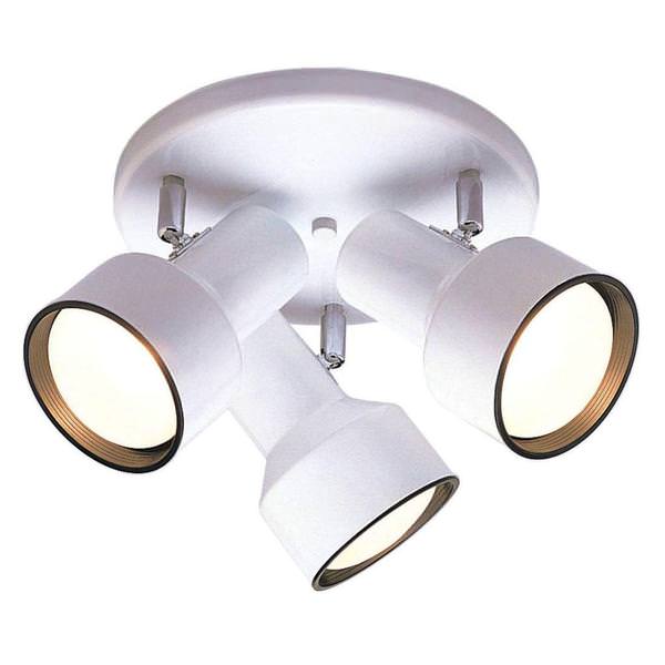 3 Light White Ceiling Light Fixture