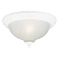 Westinghouse 1 Light 11" Round White Frosted Swirl Glass Shade Ceiling Light Fixture