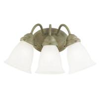 Westinghouse 3 Light Cobblestone Frosted Glass Shades Wall Light Fixture