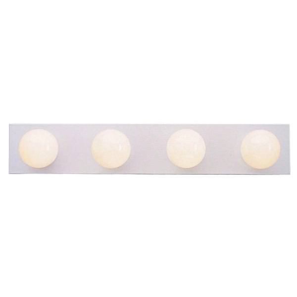 4 Light White Wall Light Fixture
