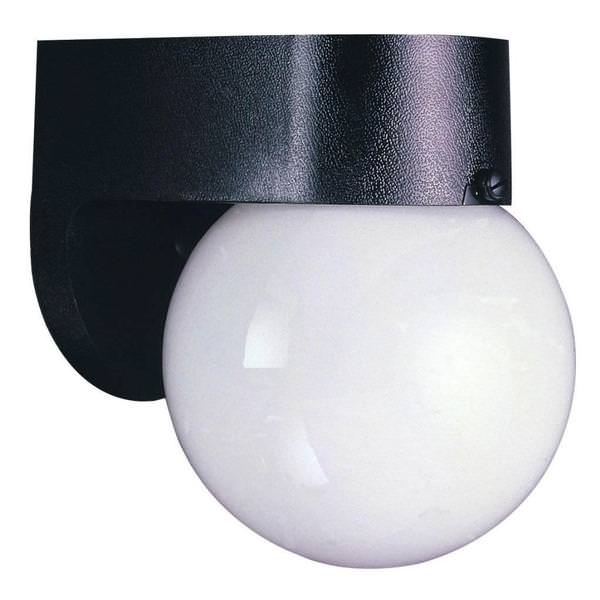 1 Light Black Wall Light Fixture