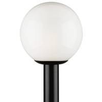 Westinghouse 1 Light White Globe Black Base