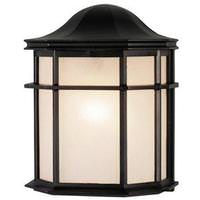 Westinghouse 1 Light Black Powder Wall Light Fixture