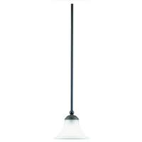 Westinghouse 1 Light Weathered Bronze Frosted Glass Shade Mini Pendant Light Fixture