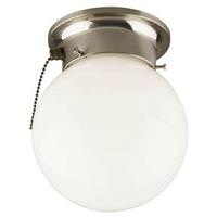 Westinghouse 1 Light 7" Brushed Nickel Ceiling Light Fixture