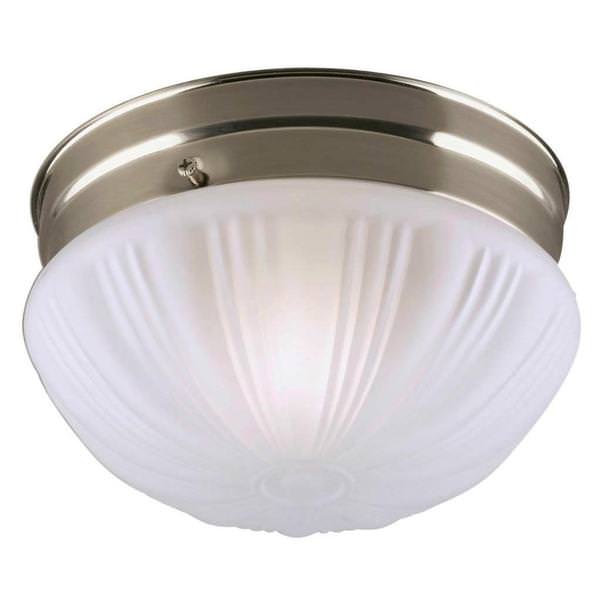 1 Light Brushed Nickel Ceiling Light Fixture