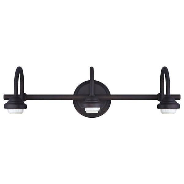 3 Light (Medium Screw Base) 22.6" Oil Rubbed Bronze Finish Wall Light Fixture