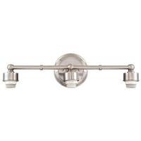 Westinghouse 3 Light (Medium Screw Base) 21.2" Brushed Nickel Finish Wall Light Fixture