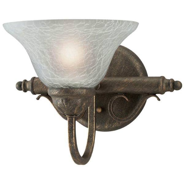 1 Light Ebony Bronze Wall Light Fixture