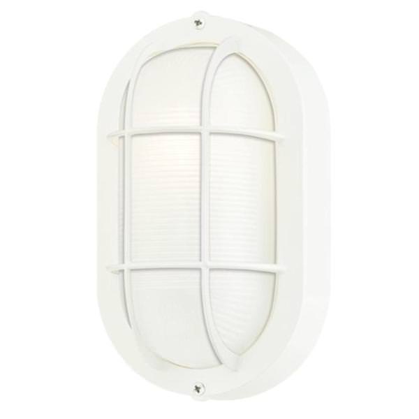 1 Light White Wall Light Fixture