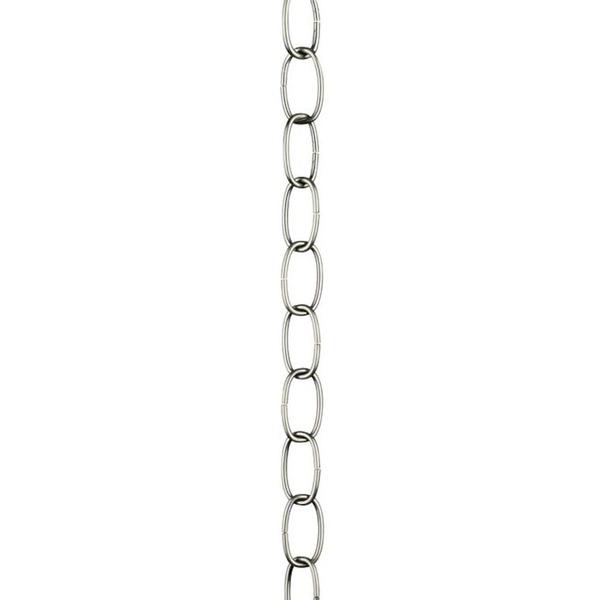 3' Brushed Nickel Fixture Chain