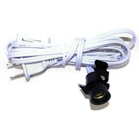 Westinghouse Clip-On Candelabra E12 Socket with 6' White Cord and Switch