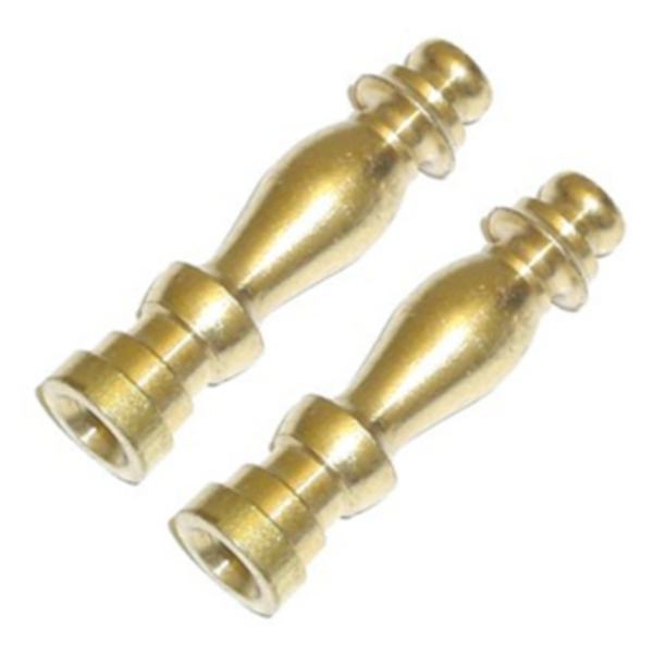 Solid Brass Lamp Finial (2 pack)