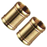 Westinghouse .6" Polished Brass Metal Coupling (2 pack)