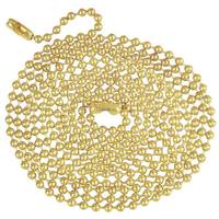 Westinghouse 5' Brass Beaded Chain with Connector 