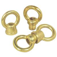 Westinghouse 1" Brass Plated Threaded Loops (4 pack)