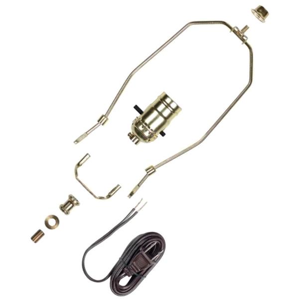 14" Brass Make A Lamp Kit