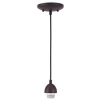 Westinghouse 1 Light (Medium Screw Base) Oil Rubbed Bronze Mini Pendant Kit