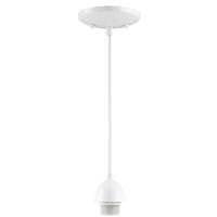 Westinghouse 1 Light (Medium Screw Base) 5" White Finish Mini Pendant Light Fixture