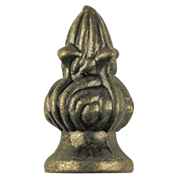 1.25" Tiffany Antique Brass Victorian Lamp Finial