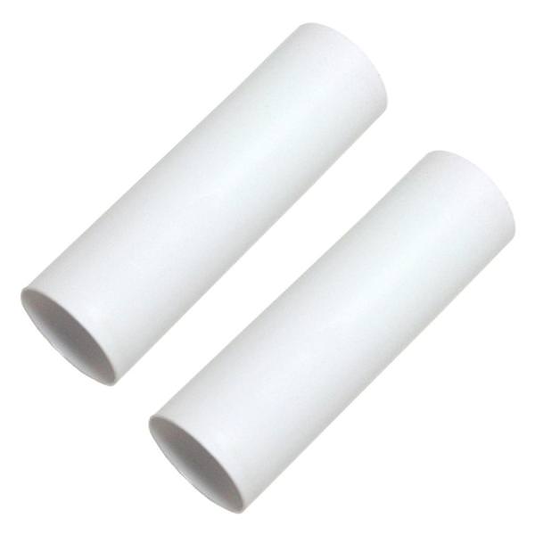 4" White Medium Base Socket Cover (2 pack)