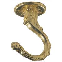 View 2.5" Polished Brass Large Swag Hook
