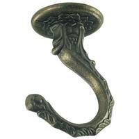 2.5" Antique Brass Large Swag Hook 2.5" Antique Brass Large Swag Hook