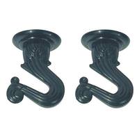 Westinghouse 1.5" Black Swag Hook (2 pack)