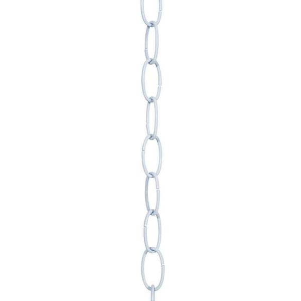 3' White Fixture Chain