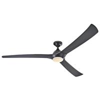 View 72" "Techno II" Three-Blade Indoor LED Ceiling Fan