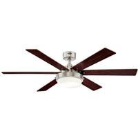Westinghouse 52" 2 LED Lights "Alloy II" Reversible Six-Blade Indoor Ceiling Fan