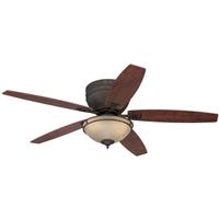 Westinghouse 52" 2 LED Lights Oil Rubbed Bronze "Carolina" Reversible Five-Blade Indoor Ceiling Fan