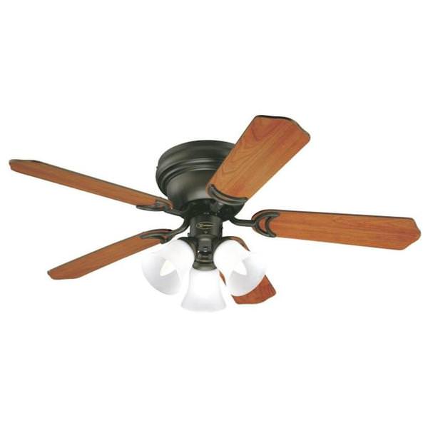 42" Oil Rubbed Bronze Reversible 5 Blade Indoor Ceiling Fan