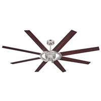 Westinghouse 68" Nickel Luster Reversible 8 Blade Indoor DC Motor Ceiling Fan with Remote Control