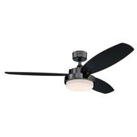 Westinghouse 52" 24 watt 3000K Gun Metal "Alloy" Reversible 3 Blade Indoor LED Ceiling Fan