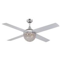 Westinghouse 52" 6.5 watt 2700K Brushed Nickel "Kelcie" Reversible 4 Blade Indoor LED Ceiling Fan