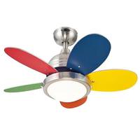 Westinghouse 30" Brushed Nickel 5 Reversible Blade Indoor LED Ceiling Fan