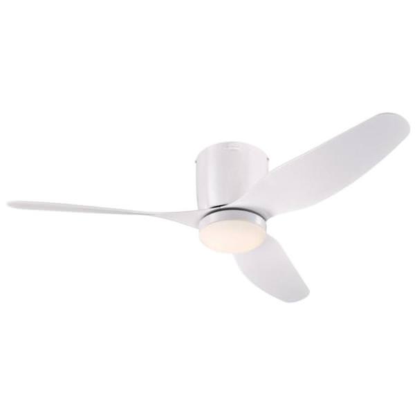 46" White 3 Blade Indoor LED Ceiling Fan