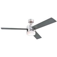 Westinghouse 52" 8 watt Brushed Nickel Reversible 3 Blade Indoor LED Ceiling Fan