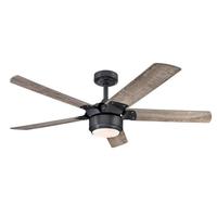 Westinghouse 52" Iron Finish 3 Riverbed Blades Indoor LED Ceiling Fan