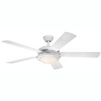 Westinghouse 52" 16 watt White Reversible Five-Blade Indoor Ceiling Fan