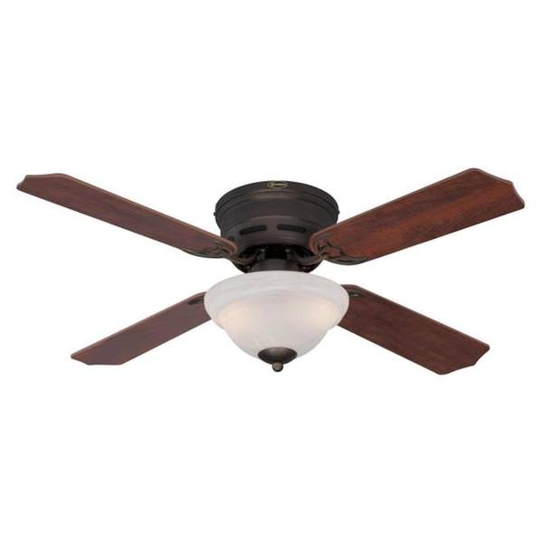 42" Oil Rubbed Bronze Reversible 4 Blade Indoor LED Ceiling Fan