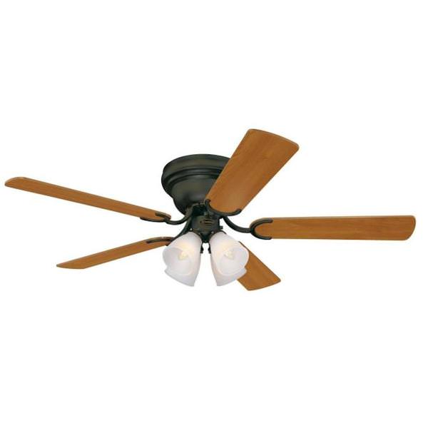 52" Oil Rubbed Bronze Indoor Reversible 5 Blade LED Ceiling Fan
