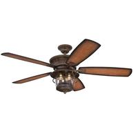 Westinghouse 52" Aged Walnut Finish Indoor/Outdoor Reversible 5 Blade LED Ceiling Fan